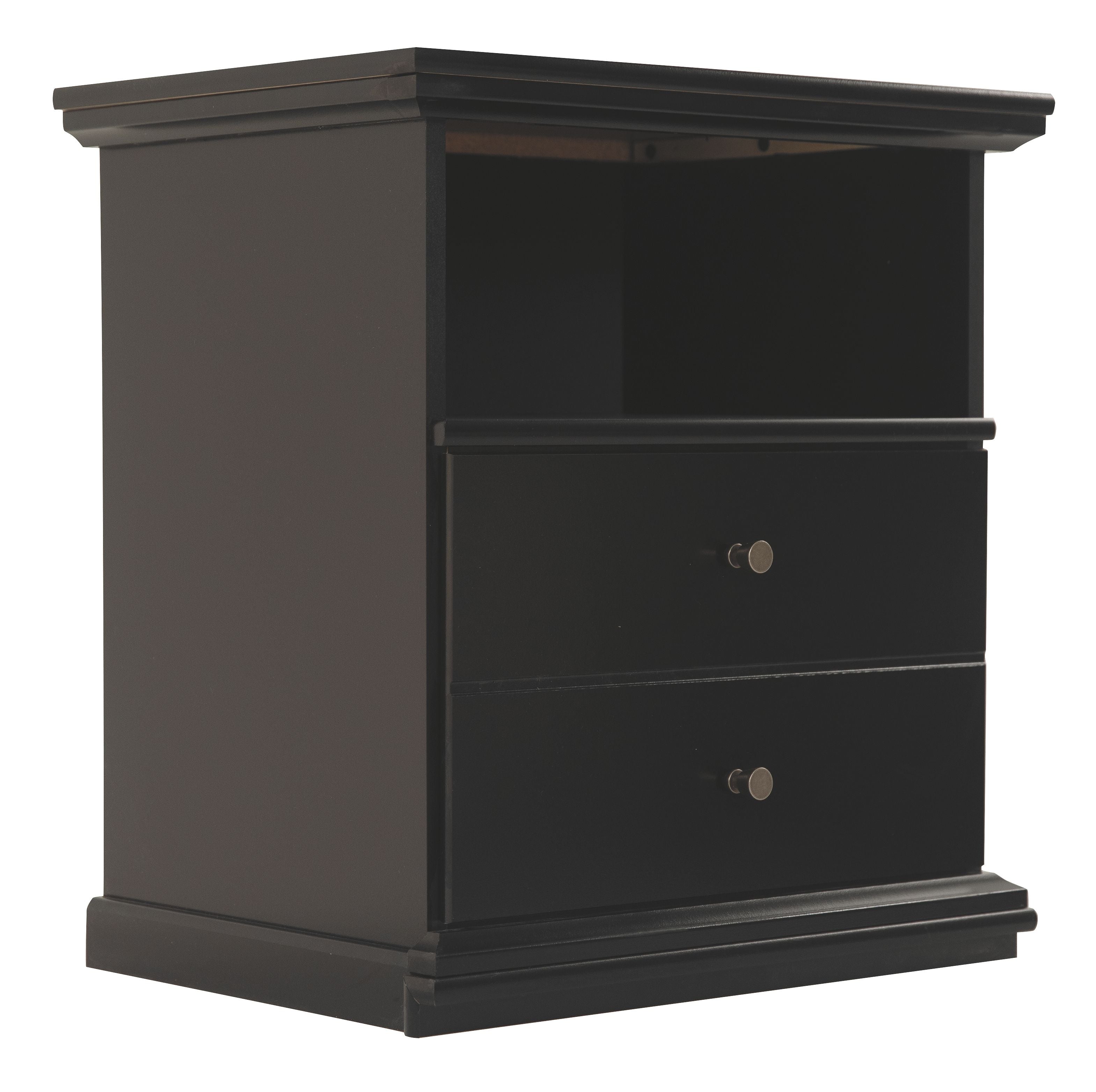 Maribel - One Drawer Night Stand - Black