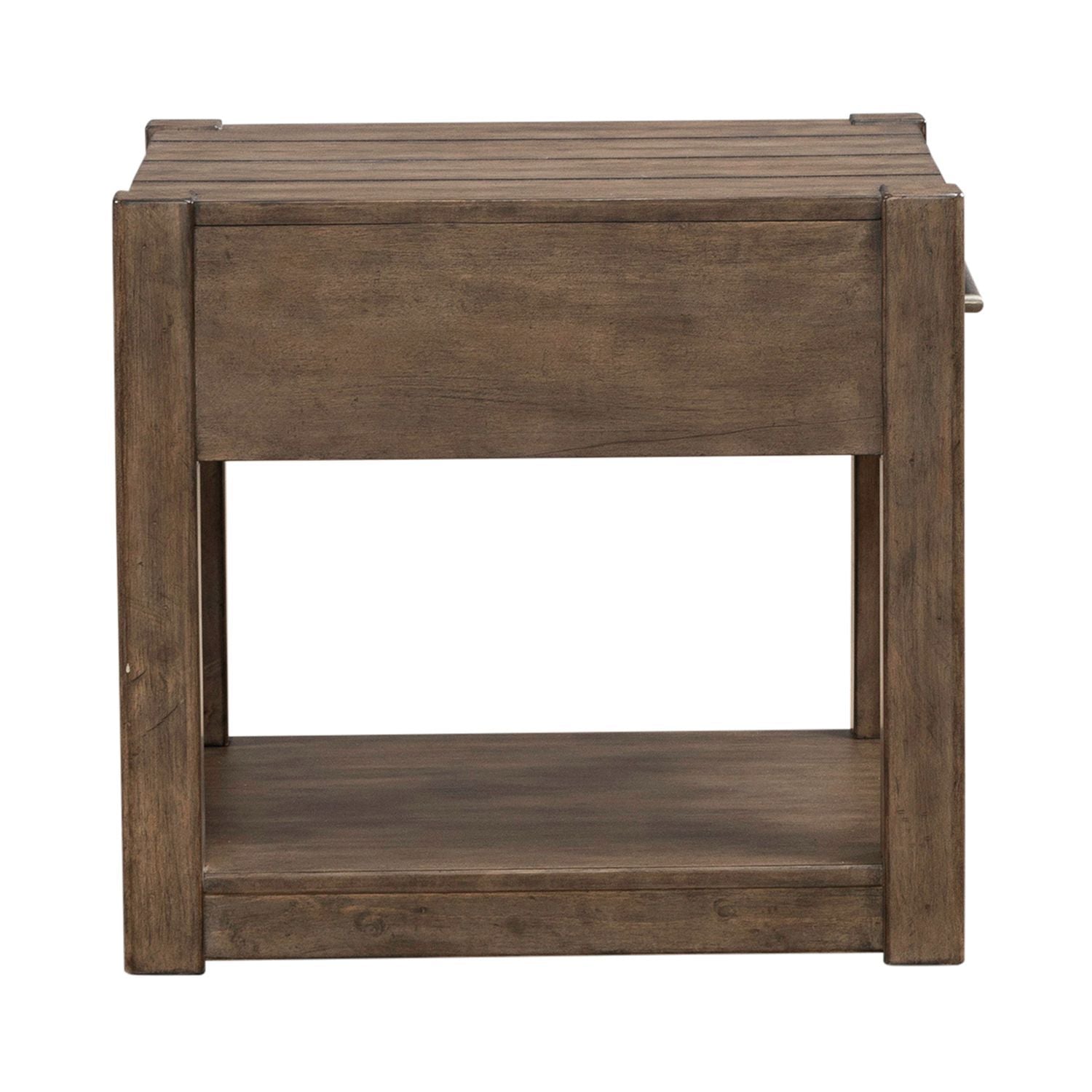 Broadmore - Drawer End Table - Brown