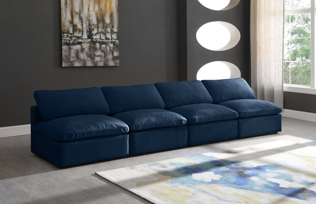 Plush - Modular Armless 4 Seat Sofa