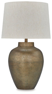 Madney - Metal Table Lamp - Antique Gold Finish