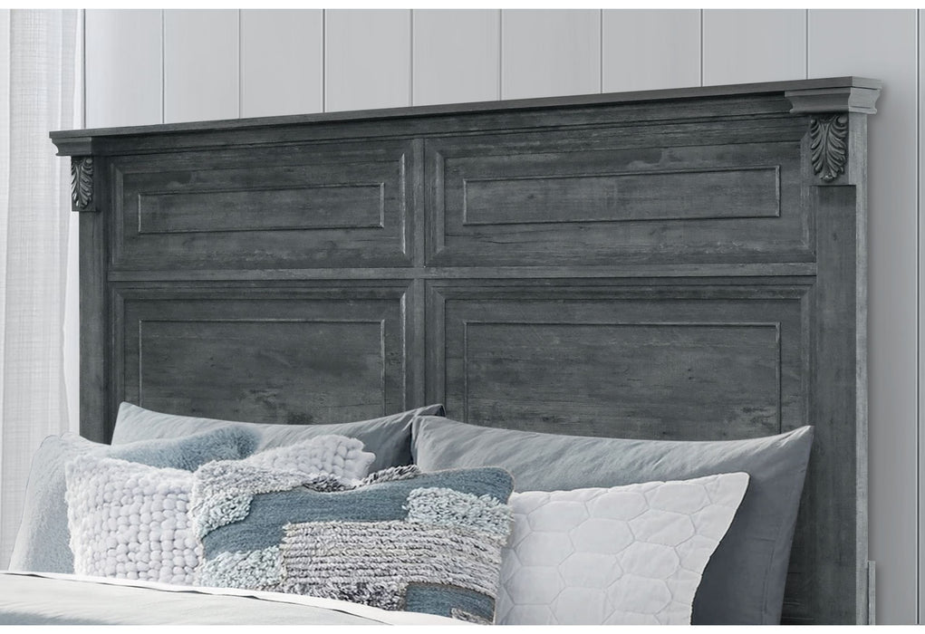 Tatum - King Bed Without Storage - Gray