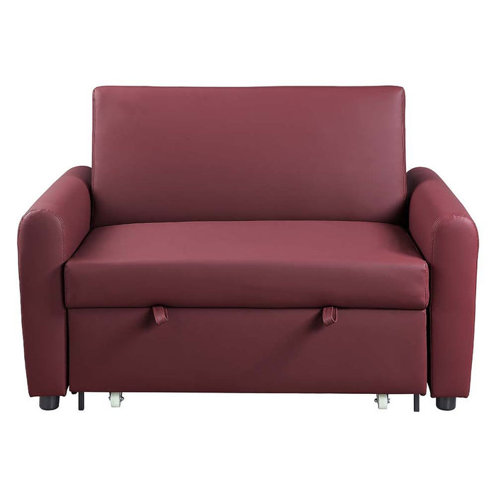 Caia - Sofa - Red Fabric