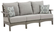 Visola - Sofa with Cushion - Gray