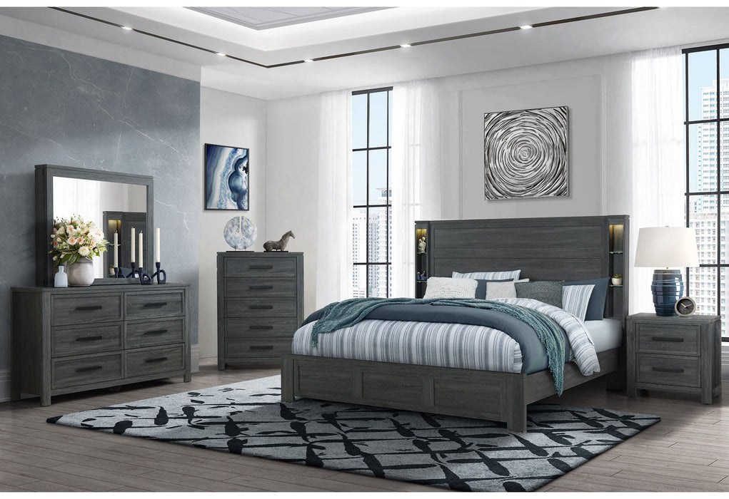 Cypress - Full Bed - Dark Gray