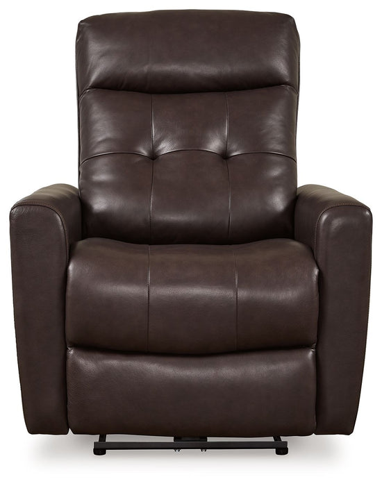 Pisgham - Power Recliner With Adj Headrest