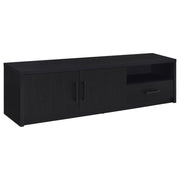 Murray - 70" 2-Door TV Stand Media Console - Black