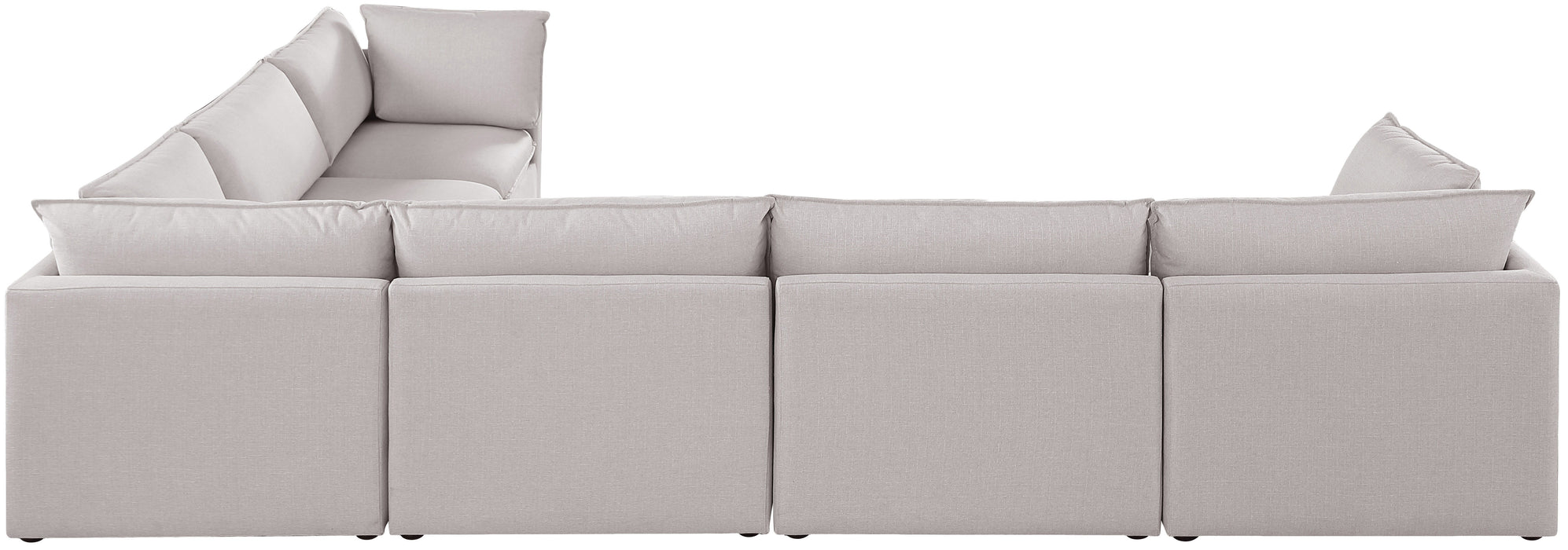 Mackenzie - Modular Sectional 6 Piece - Beige - Modern & Contemporary