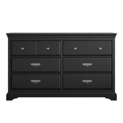 Bristol - 6 Drawer Dresser - Black