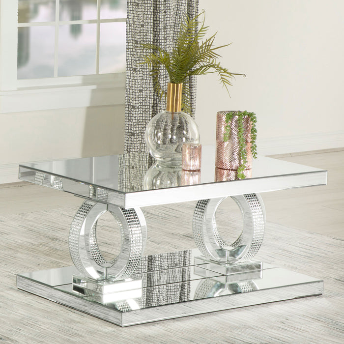 Breena Rectangular Coffee Table Mirror image