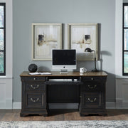 Meritage - Jr Executive Desk - Black