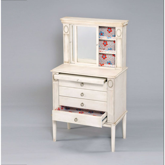 Leven - Jewelry Armoire - Antique White