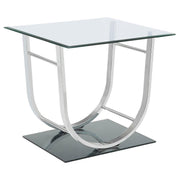 Danville - Rectangular U-Shaped Glass Top Table