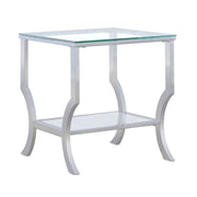 Saide - Rectangular Glass Top Table