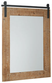 Lanie - Accent Mirror - Antique Brown