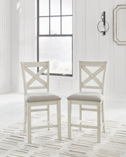 Robbinsdale - Upholstered Barstool (Set of 2) - Antique White