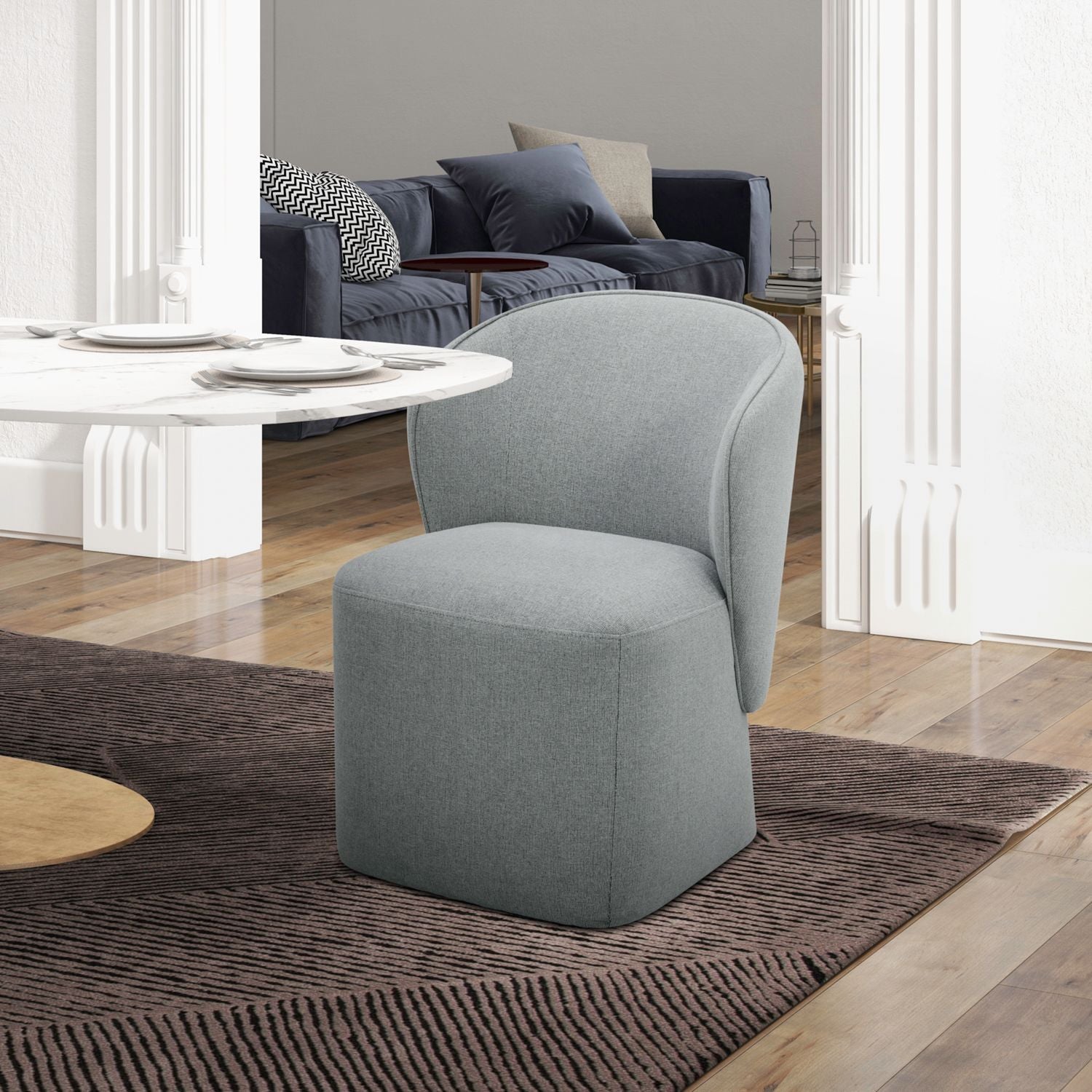 Accent Dining - Dining Chair With Casters