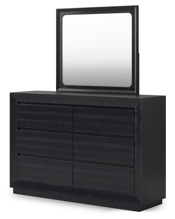 Londer - Black - Dresser And Mirror