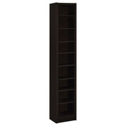 Eliam - 8-Shelf Bookcase - Cappuccino