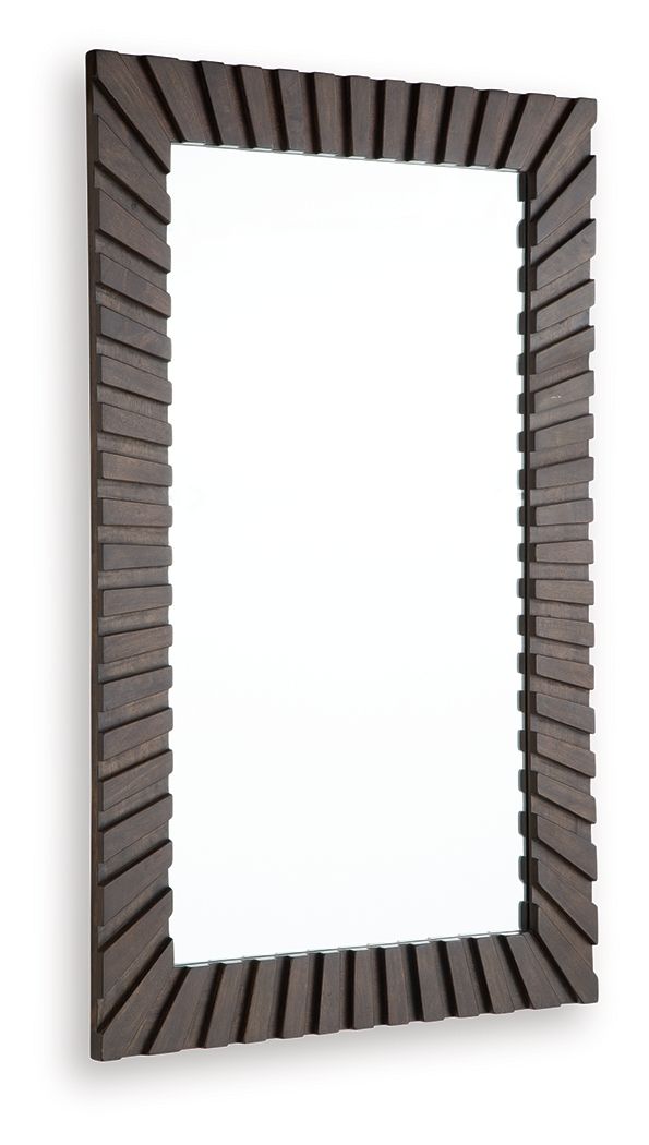 Advin - Accent Mirror - Dark Brown