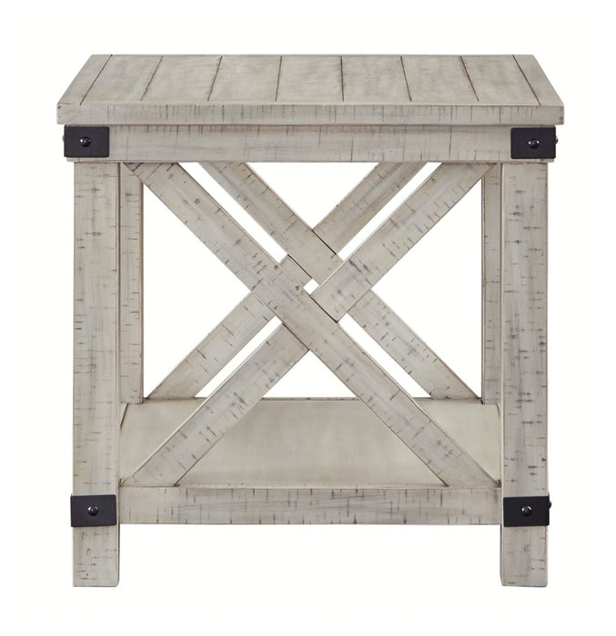 Carynhurst - Whitewash - Rectangular End Table