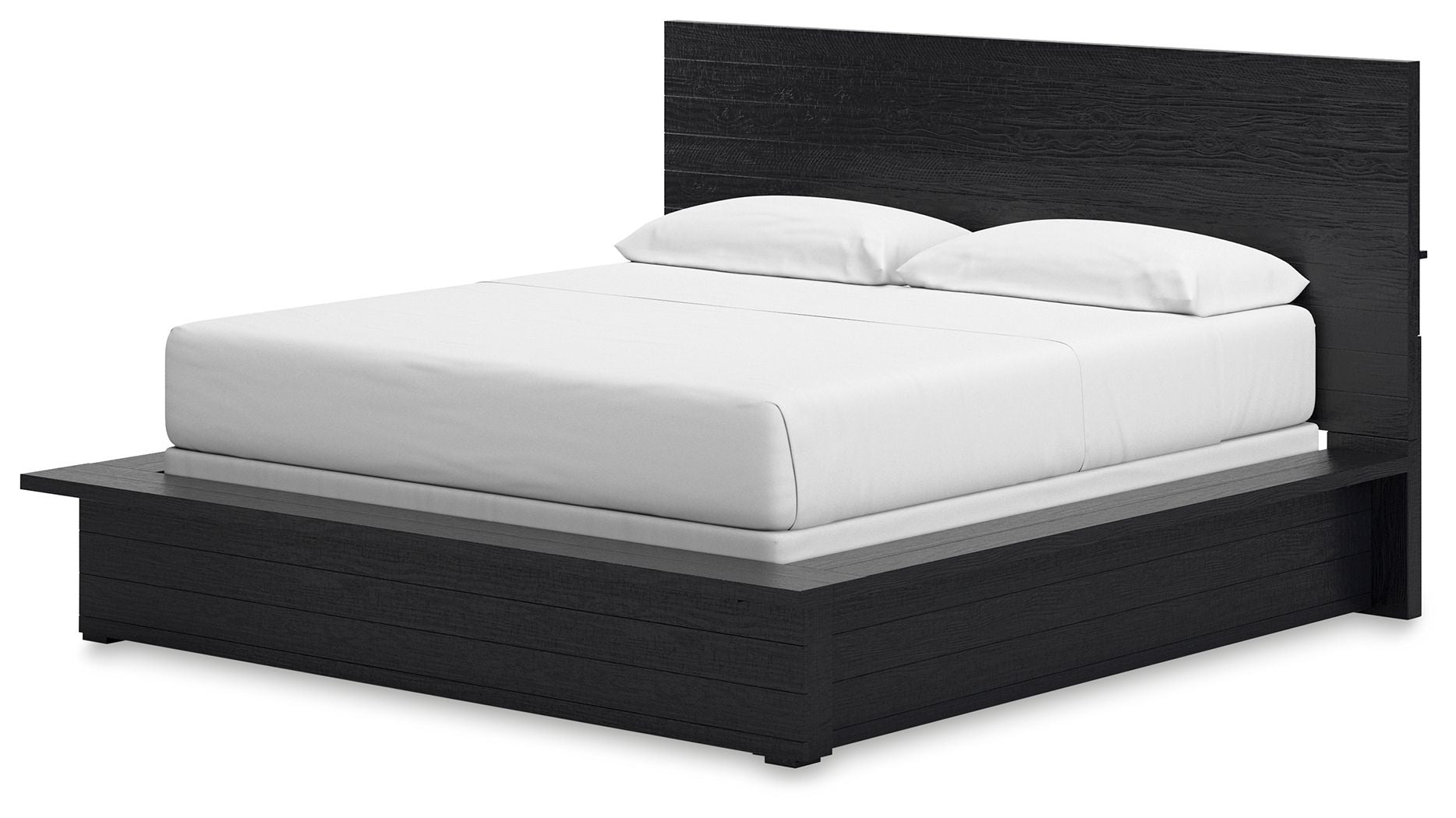 Londer - California King Panel Bed - Black