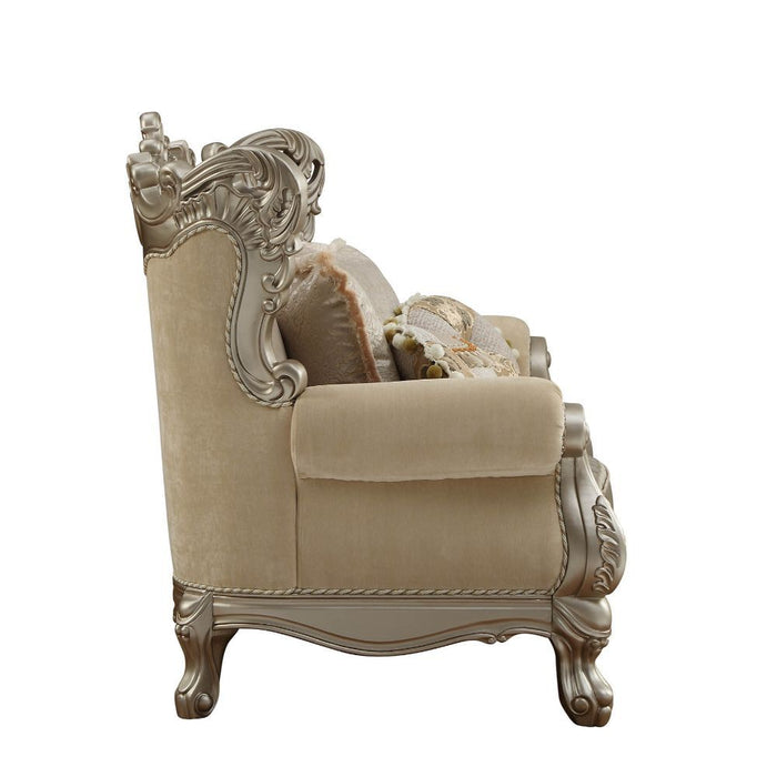 Ranita - Loveseat - Fabric & Champagne