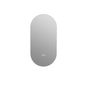 Smart Wall Mounted LED Touch Screen Mirror With Anti Fog Function And Adjustable Lighting - Antique Silver