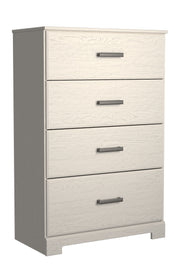Stelsie - Four Drawer Chest - White