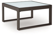 Beachloft - Square Cocktail Table - Black / Gray