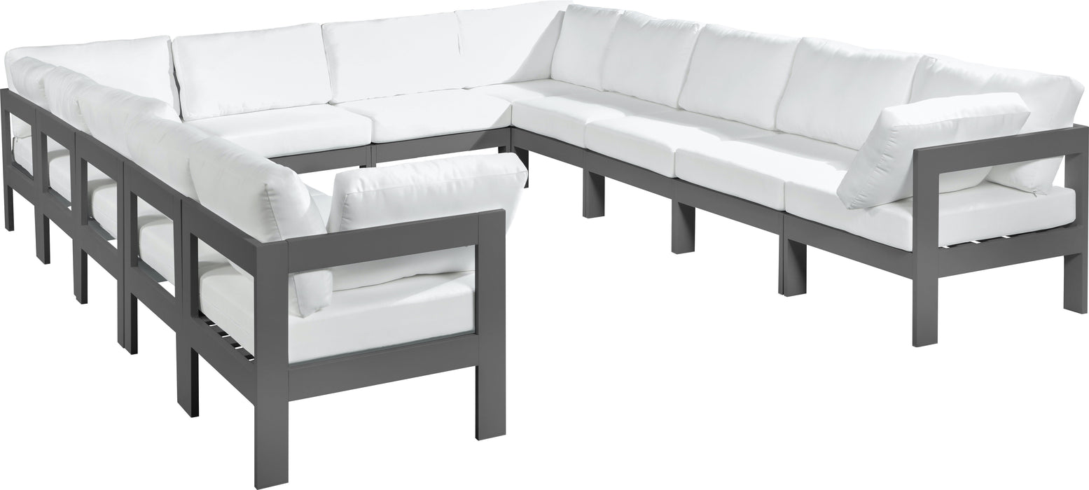 Nizuc - Outdoor Patio Modular Sectional 12 Piece - White