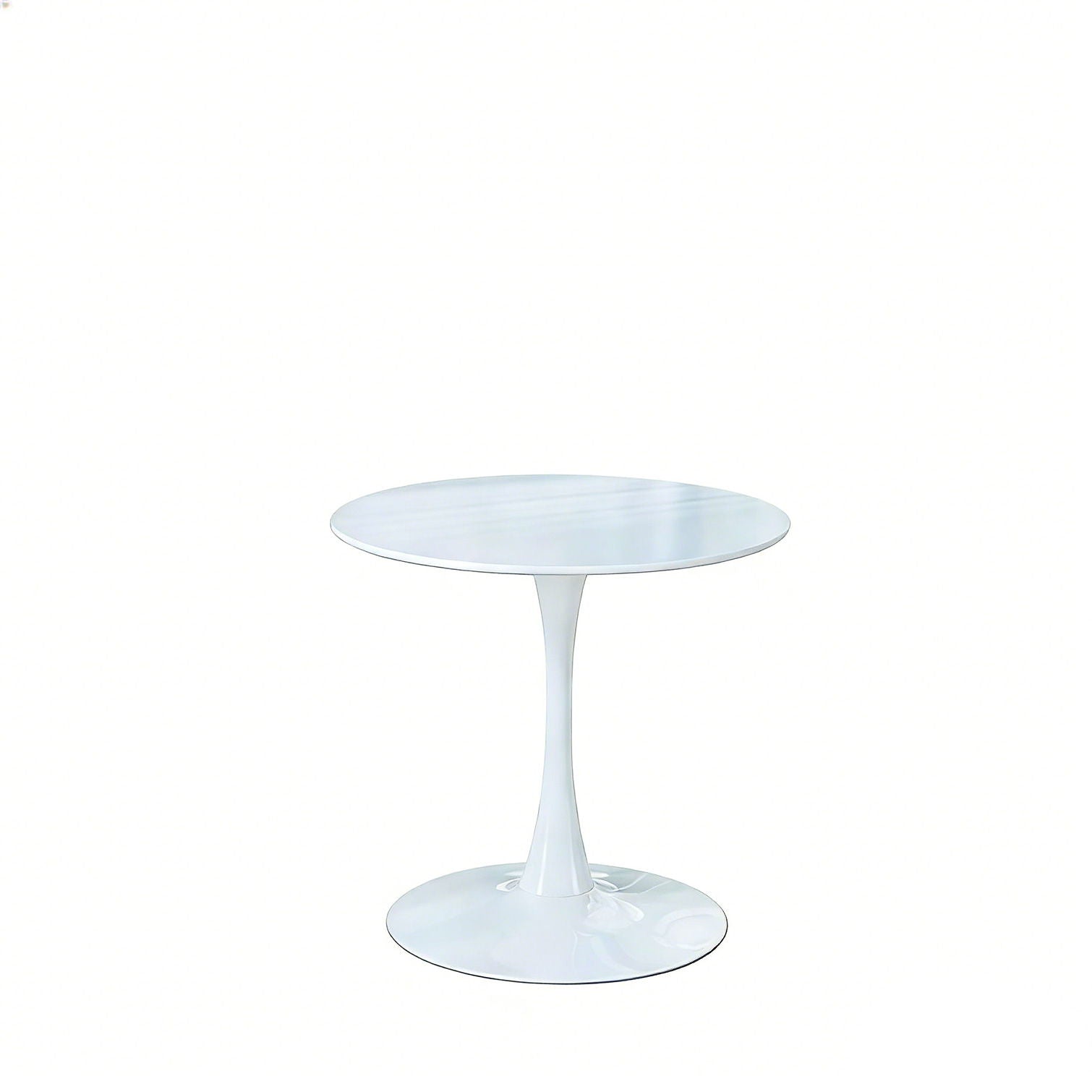 Mid-Century Tulip Table With Round Top, Pedestal Base