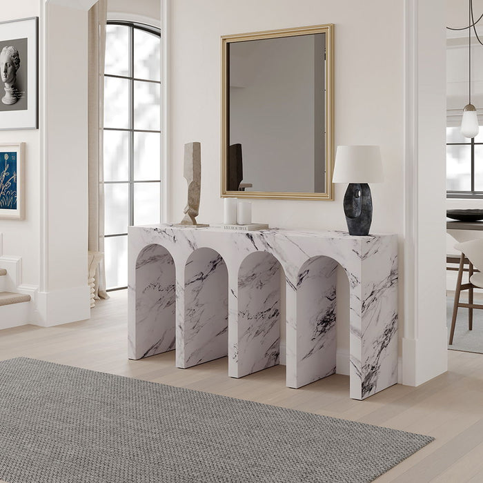 Fritzy - Console Table - Engineered Stone Finish