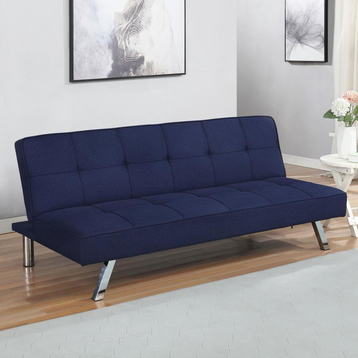 Joel - Upholstered Tufted Convertible Sofa Bed