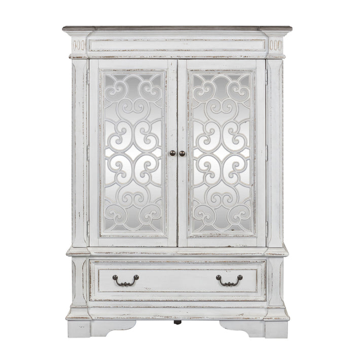 Abbey Park - Mirrored Door Chest - White