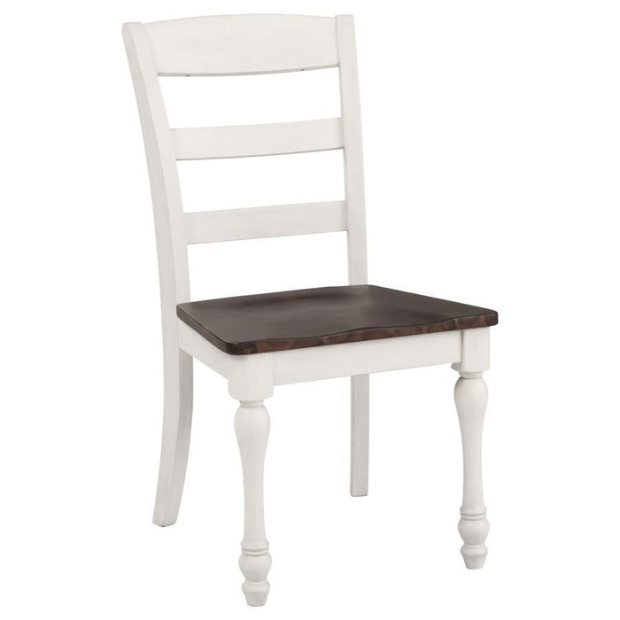 Madelyn - Wood Dining Side Chair (Set of 2) - Coastal White