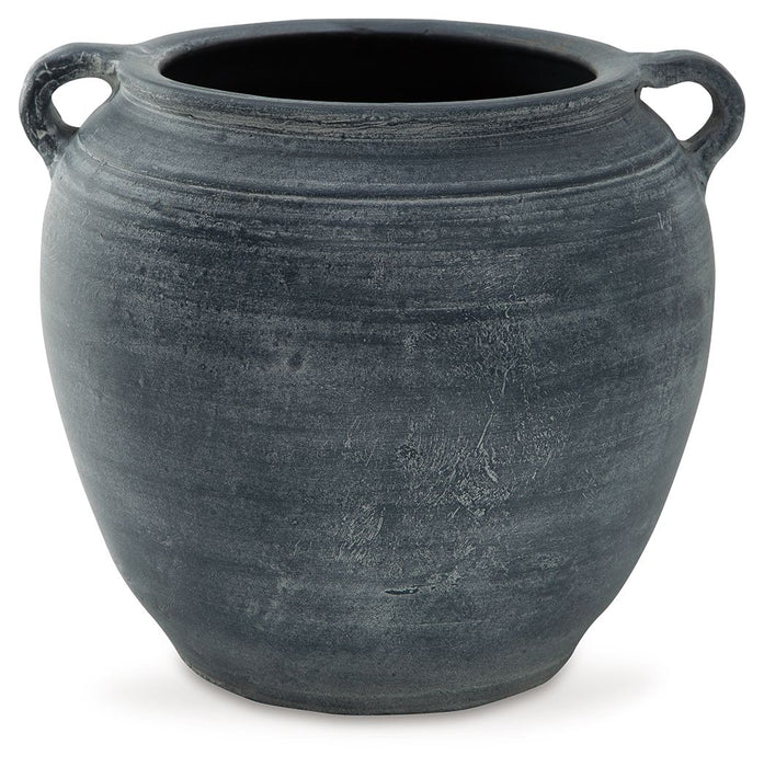 Meadie - Distressed Blue - Vase - 9"