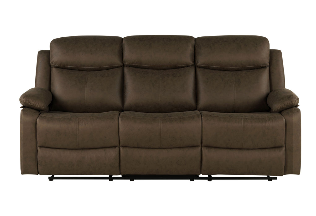 U6026 - 5 Reclining Sofa - Dark Brown