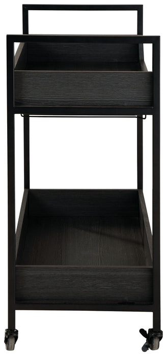 Yarlow - Black / Gray - Bar Cart