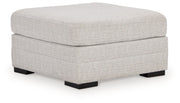 Koralynn - Oversized Accent Ottoman - Stone