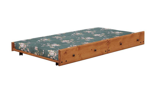 Wrangle Hill Trundle with Bunkie Mattress Amber Wash - iDEAL Furniture (Danbury, CT)