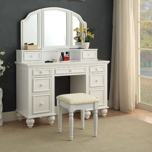 ATHY White Vanity w/ Stool image