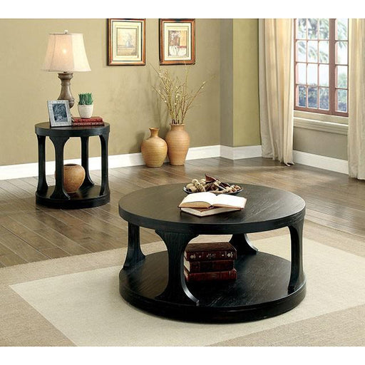 Carrie Antique Black Coffee Table image