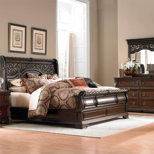 Liberty Furniture Arbor Place Sleigh Footboard King Bed - iDEAL Furniture (Danbury, CT)