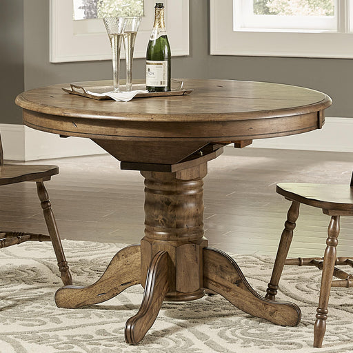 Carolina Crossing Oval Pedestal Table Base image