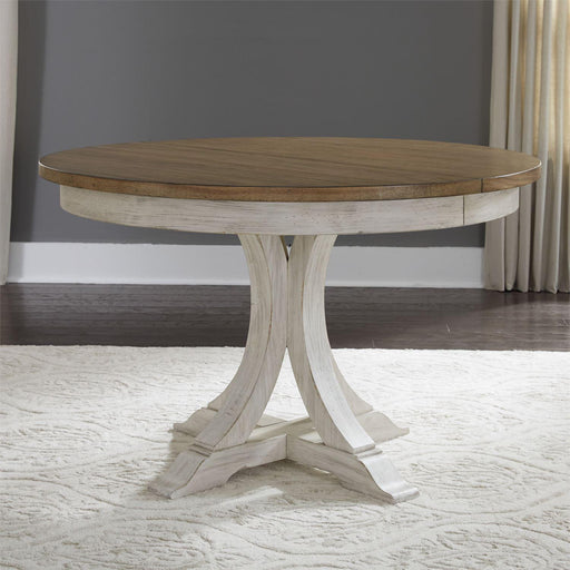 Farmhouse Reimagined Oval Pedestal Table Base image