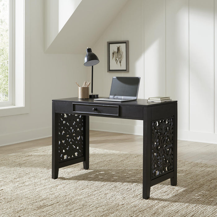 Trellis Lane Accent Writing Desk- Black image