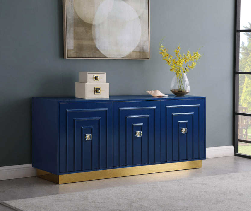 Cosmopolitan Navy Lacquer Sideboard/Buffet