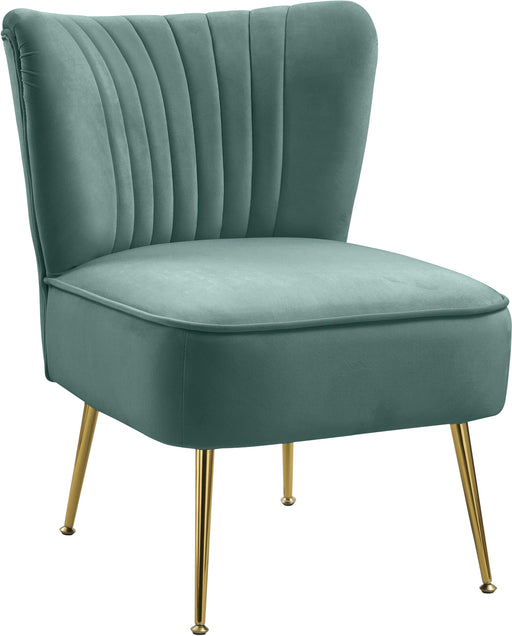 Tess Mint Velvet Accent Chair image