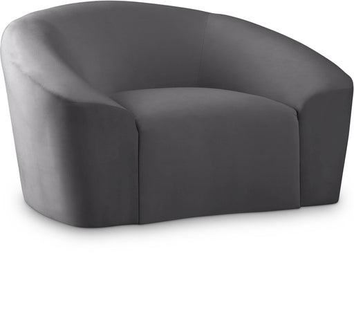 Riley Grey Velvet Chair image