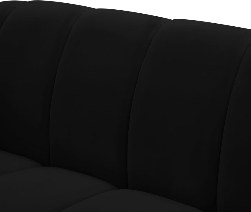 Elijah Black Velvet Chair